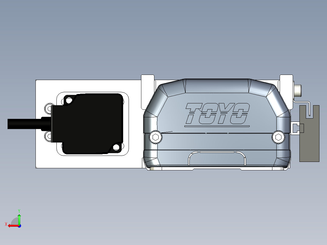 Toyo东佑达直线模组-ETH10-550-BL-100W+煞車后视图