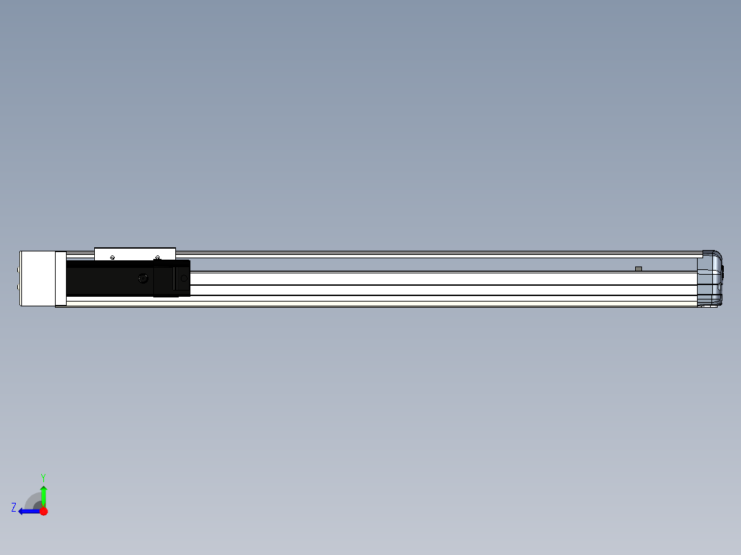 Toyo东佑达直线模组-ETH10-550-BL-100W+煞車右视图