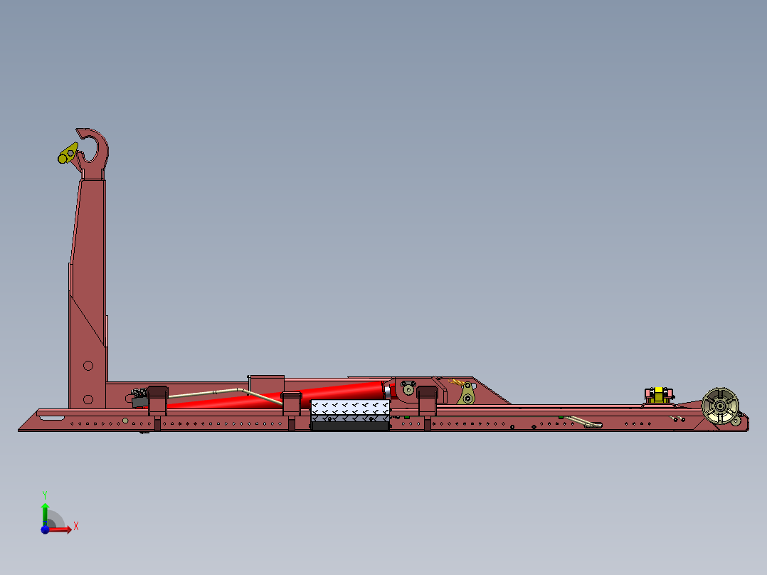 14吨拉臂总成SW三维图==916854==280