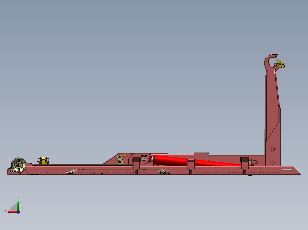 14吨拉臂总成SW三维图==916854==280后视图