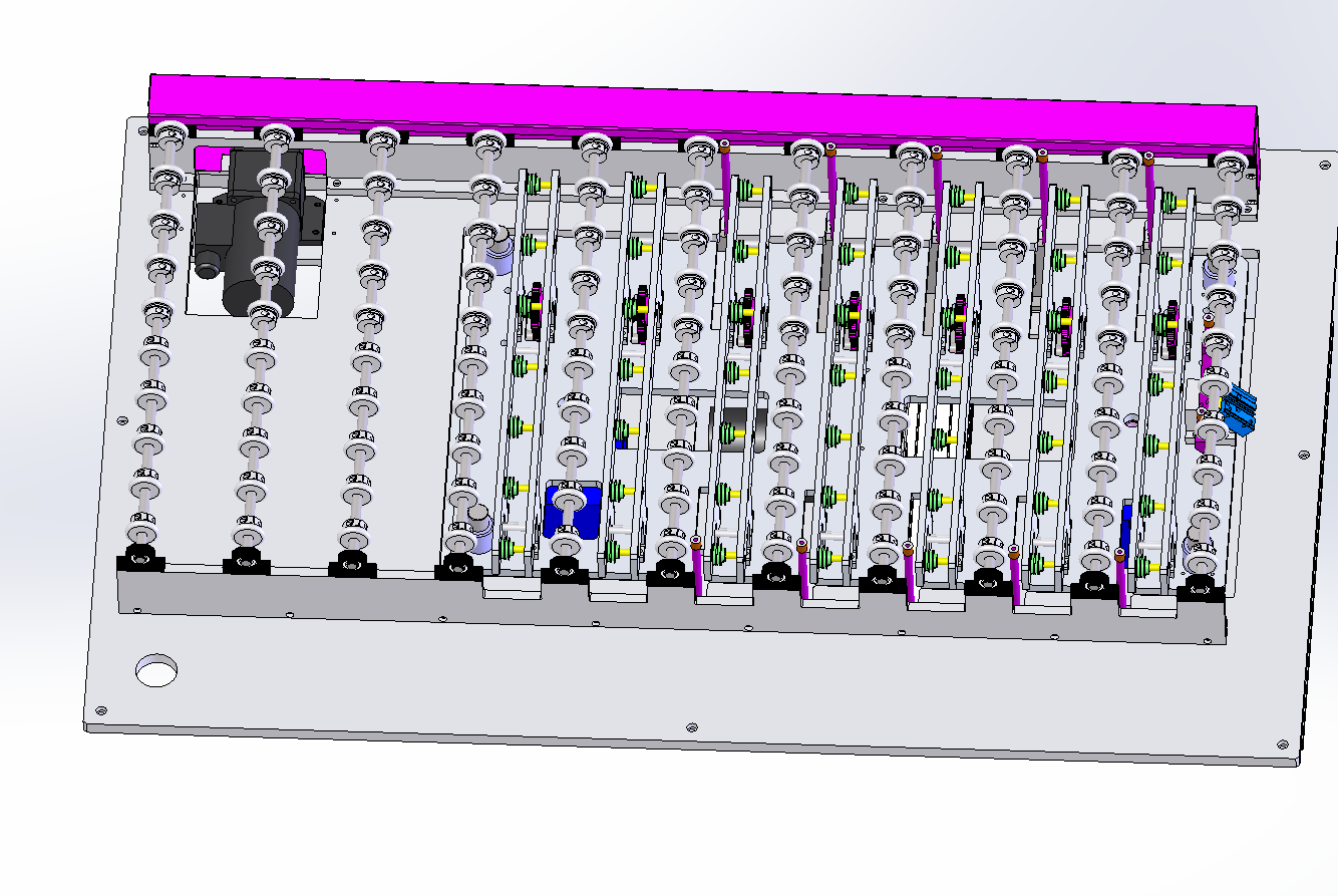 47寸panel移载设备3D数模图纸 Solidworks18设计 附STEP