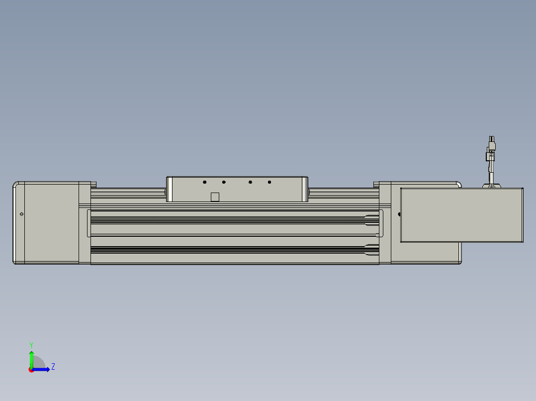 威洛博直线电机模组EB20-L224-S200-BR-ZP75-MS3-5K左视图