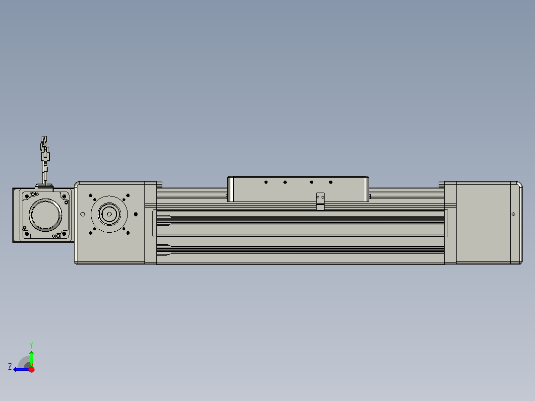 威洛博直线电机模组EB20-L224-S200-BR-ZP75-MS3-5K右视图