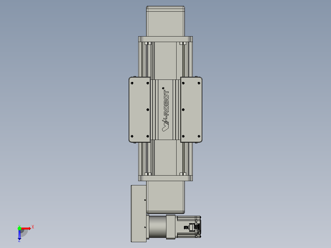威洛博直线电机模组EB20-L224-S200-BR-ZP75-MS3-5K俯视图