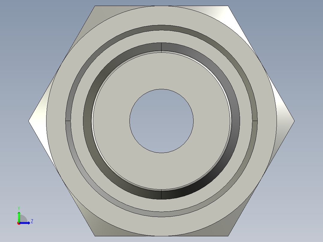 软管与硬管连接用工业通用接头0132_22_69左视图