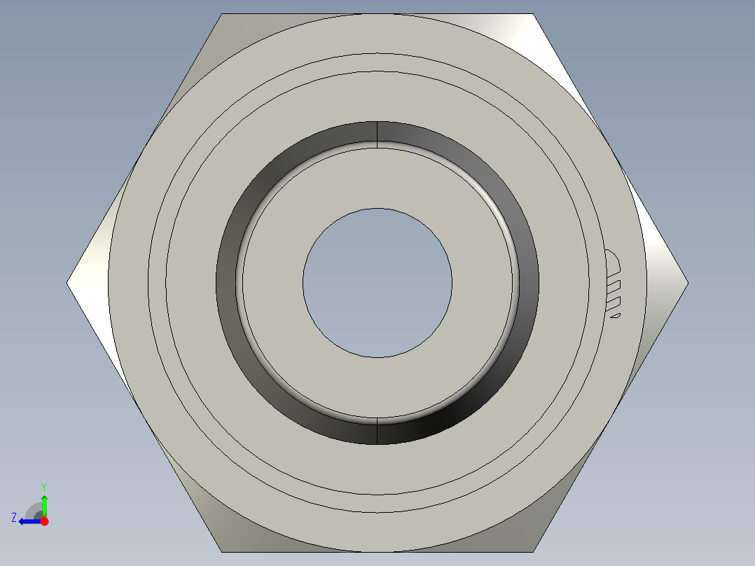 软管与硬管连接用工业通用接头0132_22_69右视图