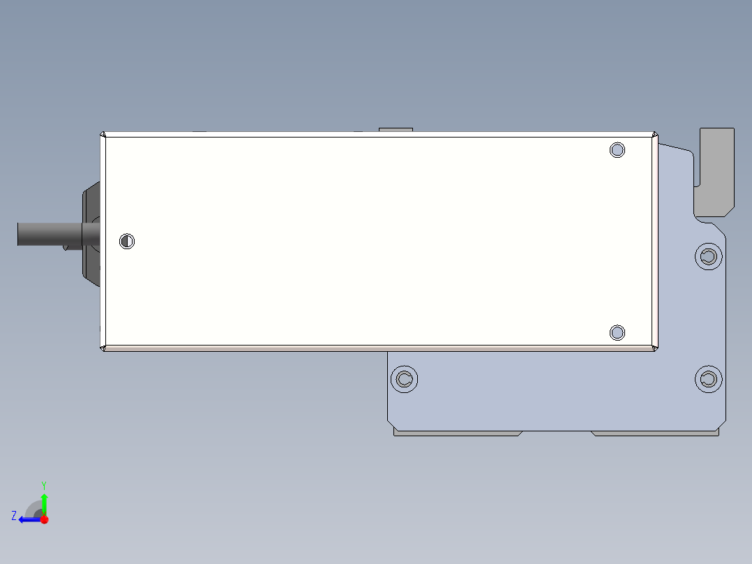 MTH丝杆半封闭模组MT100BS-BR-200W右视图