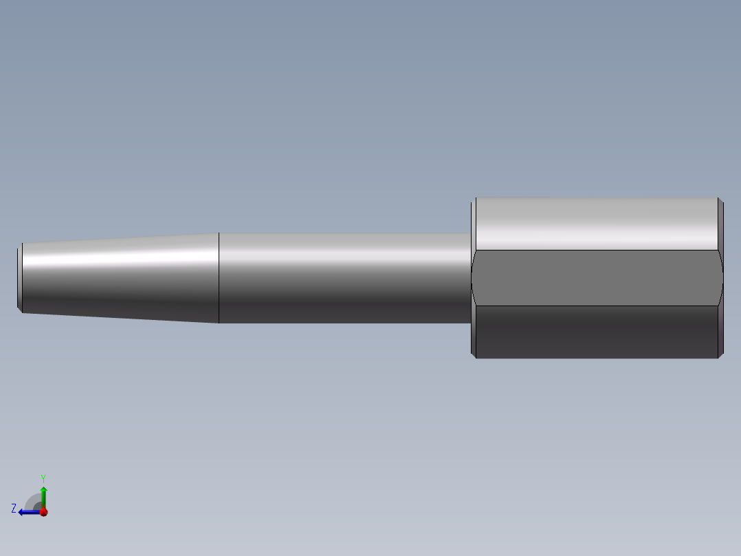 五金接头LH-JQR-01-014右视图