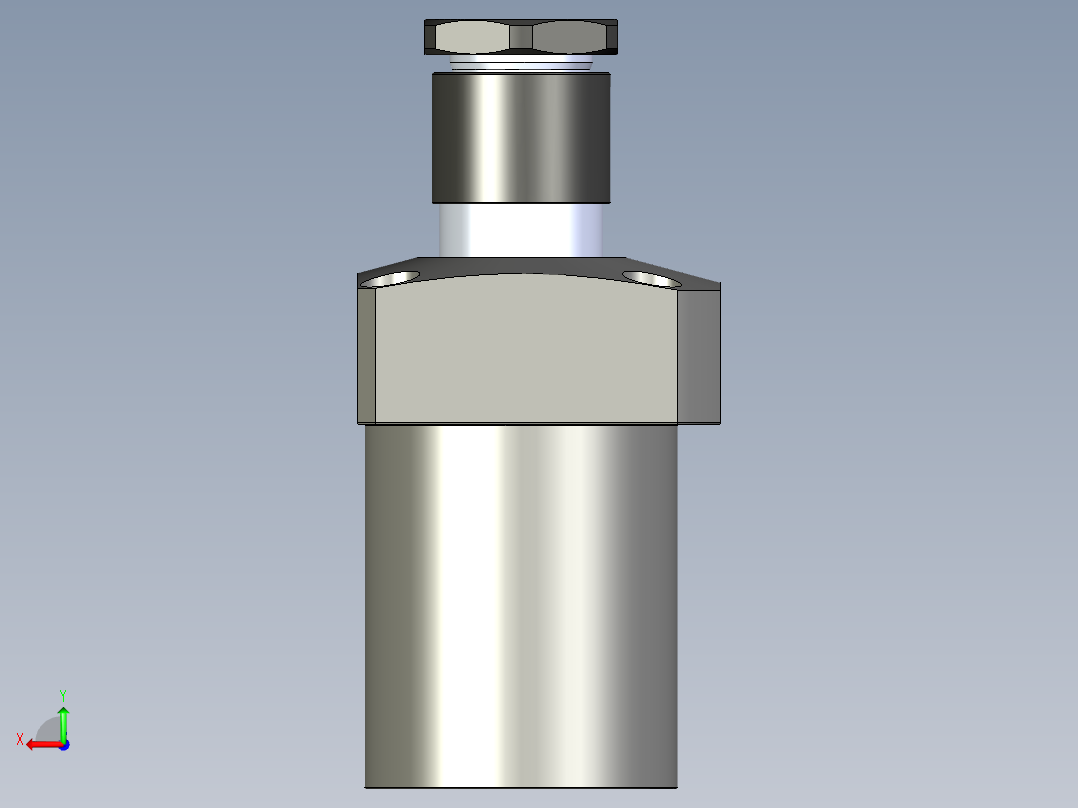 KOSMEKLHS1050-SR-Y60多系列多零件图纸模型后视图