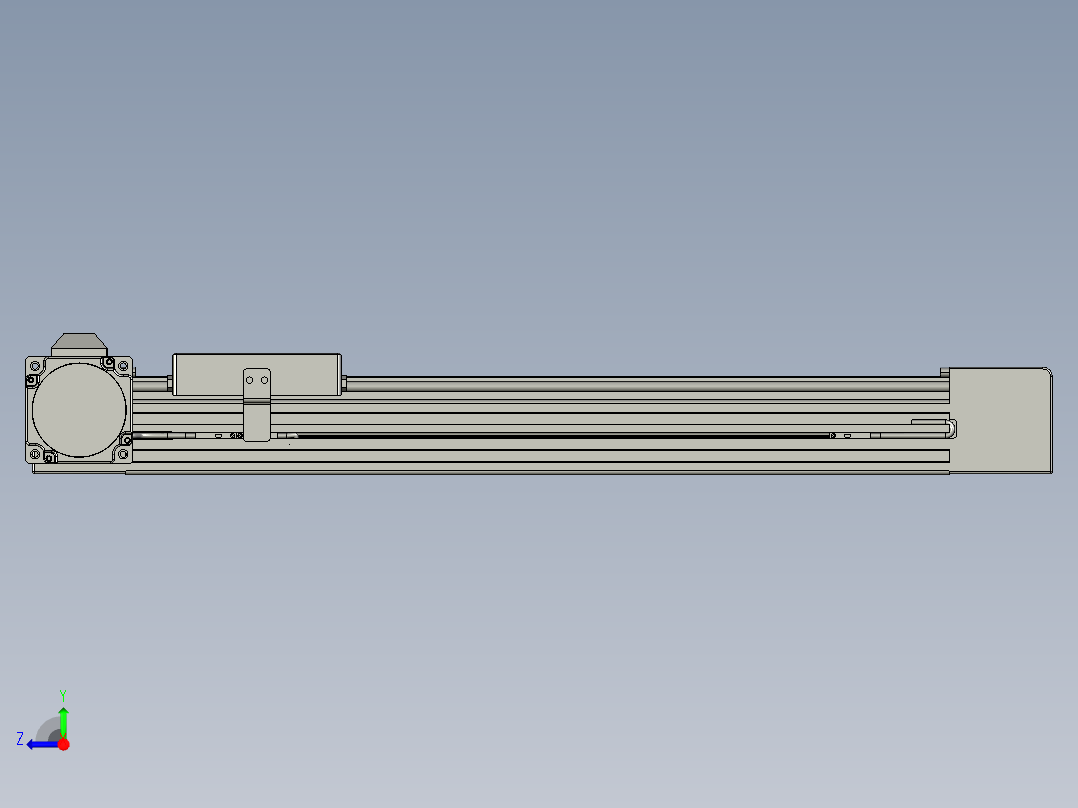 威洛博直线电机模组EB4-L80-S300-L-57-MS3右视图