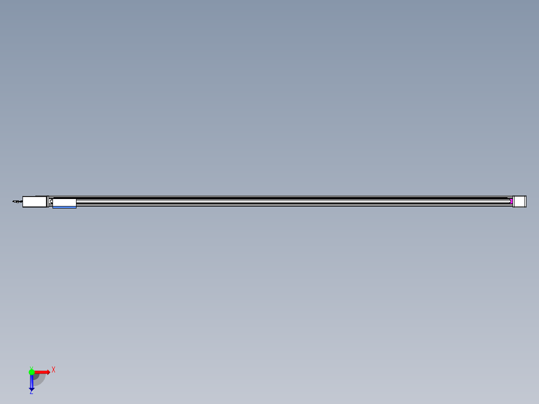 威洛博LB.GB同步带传动--欧规系列GB8-L96-S3300-BR-P40俯视图