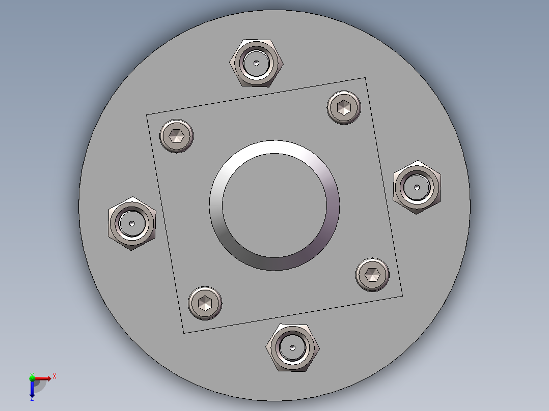 离合器 130+24.5.9+002俯视图