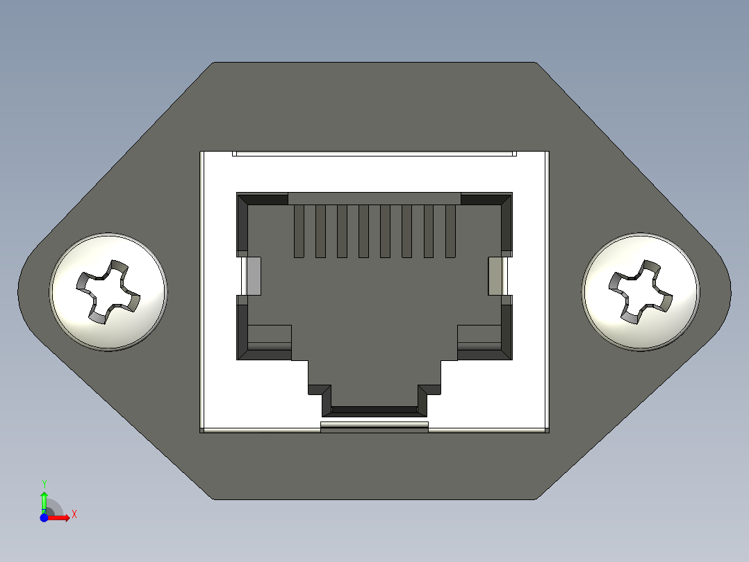 电脑数码接头 (17)前视图