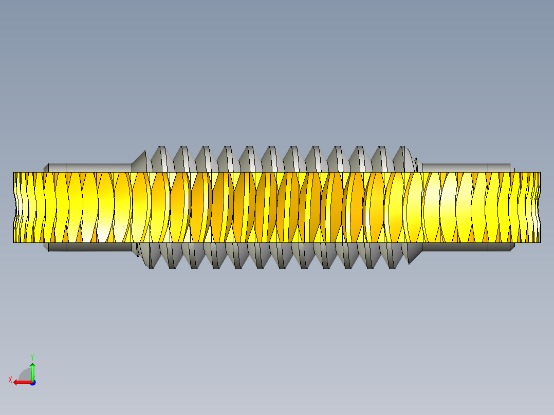 齿轮啮合 (125)后视图