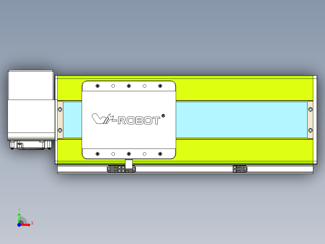 威洛博VBC同步带传动一无尘环境VBC17-L45-S200-BRD-ZP75-C3前视图