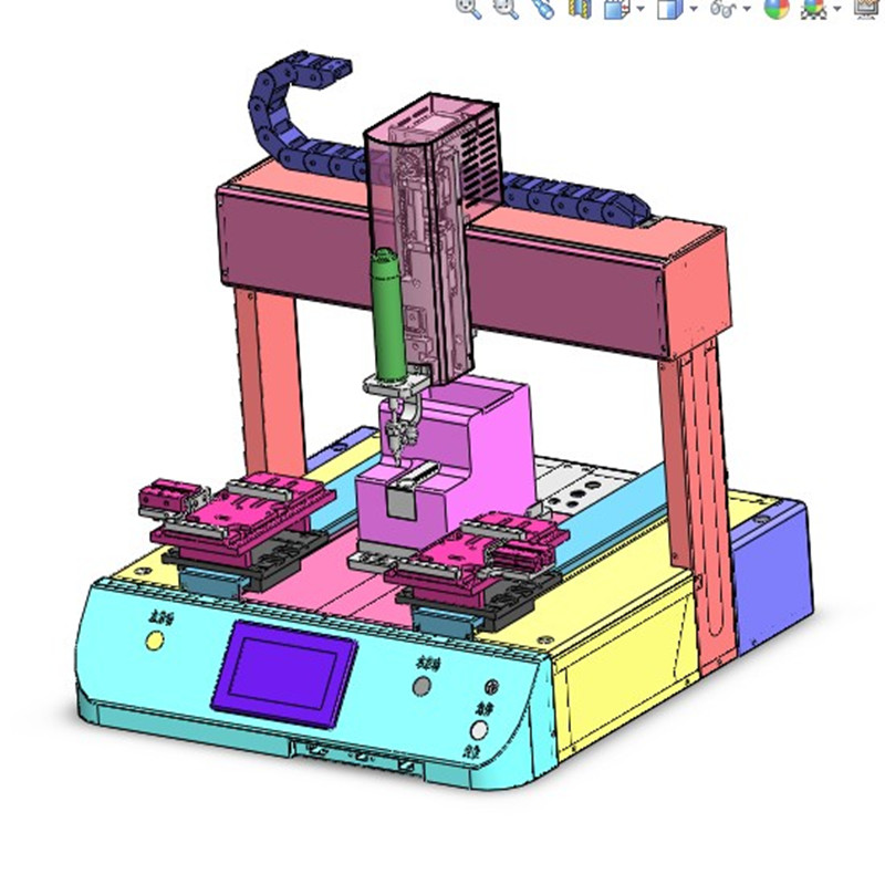 桌面式自动锁螺丝机3D图纸