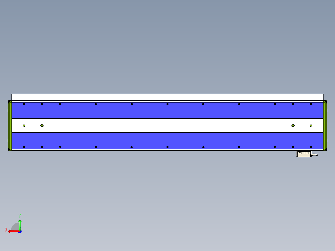 威洛博LC系列3d模型模组LC14S1Y-S700后视图