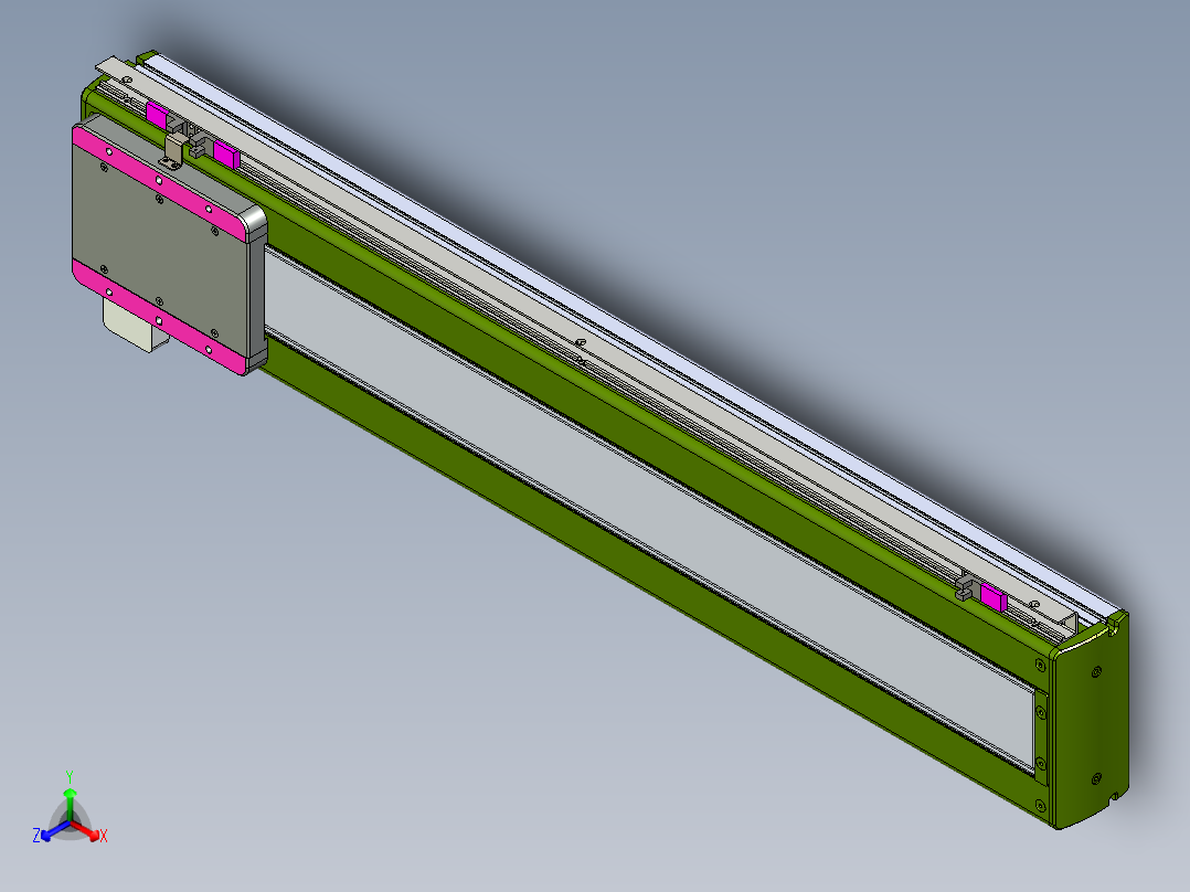 威洛博LC系列3d模型模组LC14S1Y-S700正等轴测图