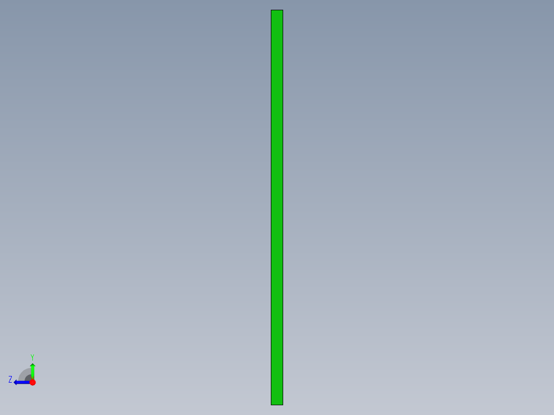 简单的双面PCB板原型50毫米x50毫米。孔直径为1毫米，孔距为2.54毫米。焊盘之间没有走线连接右视图