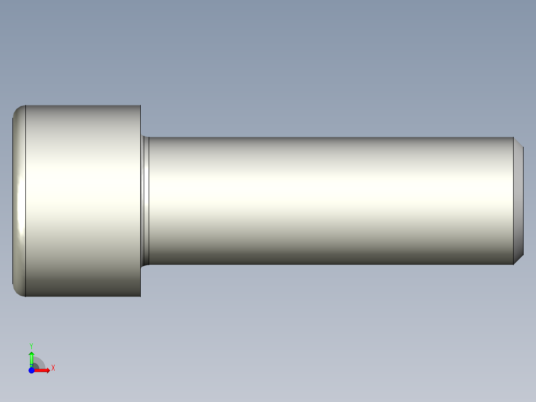 螺钉-DIN_912-M20x60.stp前视图