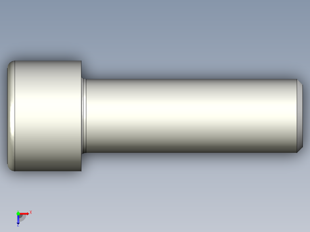 螺钉-DIN_912-M20x60.stp俯视图