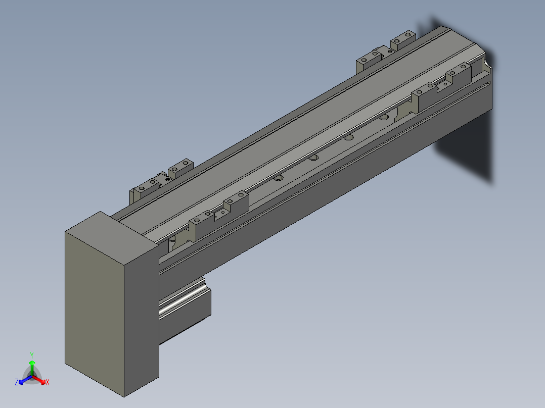 直线模组LHA6-S250-D-100W(16丝杆)设计图纸