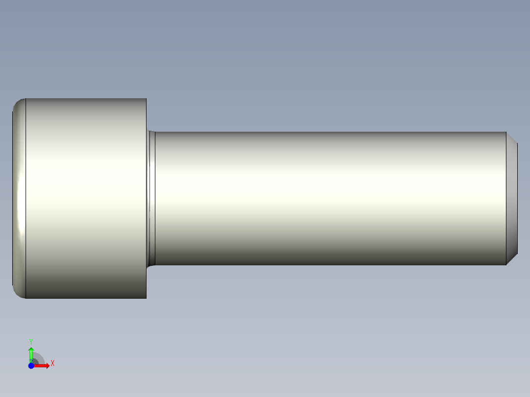 螺钉-DIN_912-M18x50.stp前视图