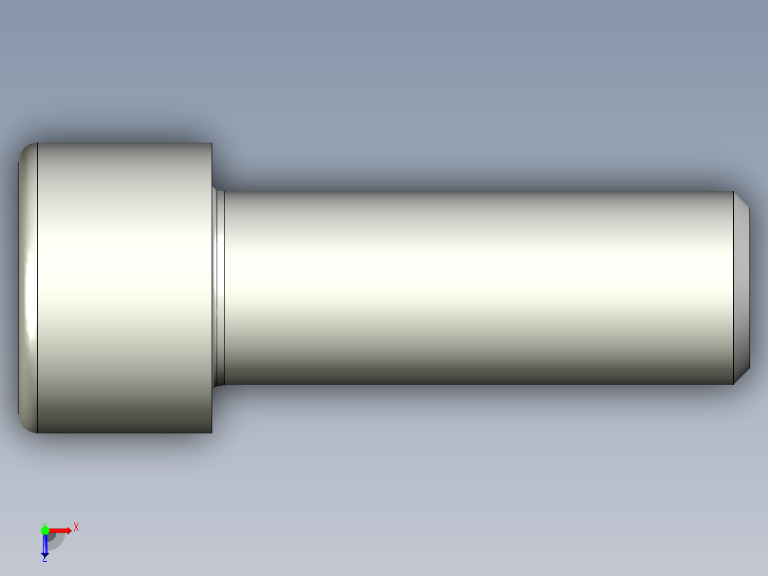 螺钉-DIN_912-M18x50.stp俯视图