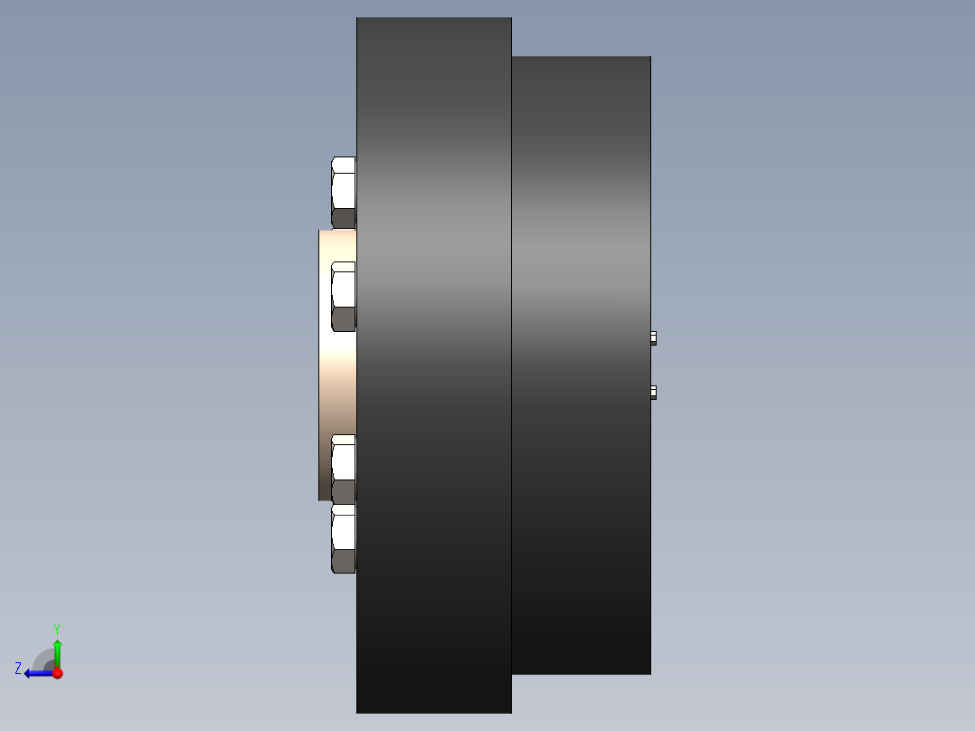 循环变速箱右视图