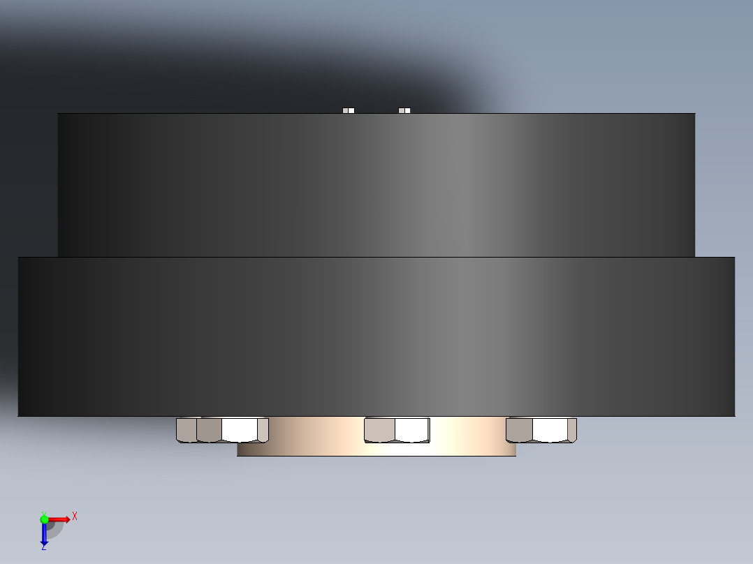 循环变速箱俯视图