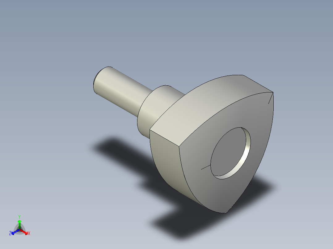 三瓣型把手VTR.p-3D多系列多零件图纸模型