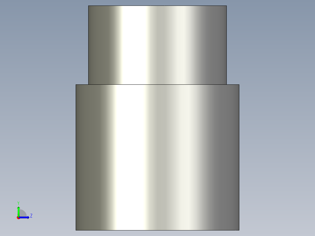 船舶管路系统SeaCor_ReducerCoupling_SxS_37J129101_0.75in x 0.5in左视图