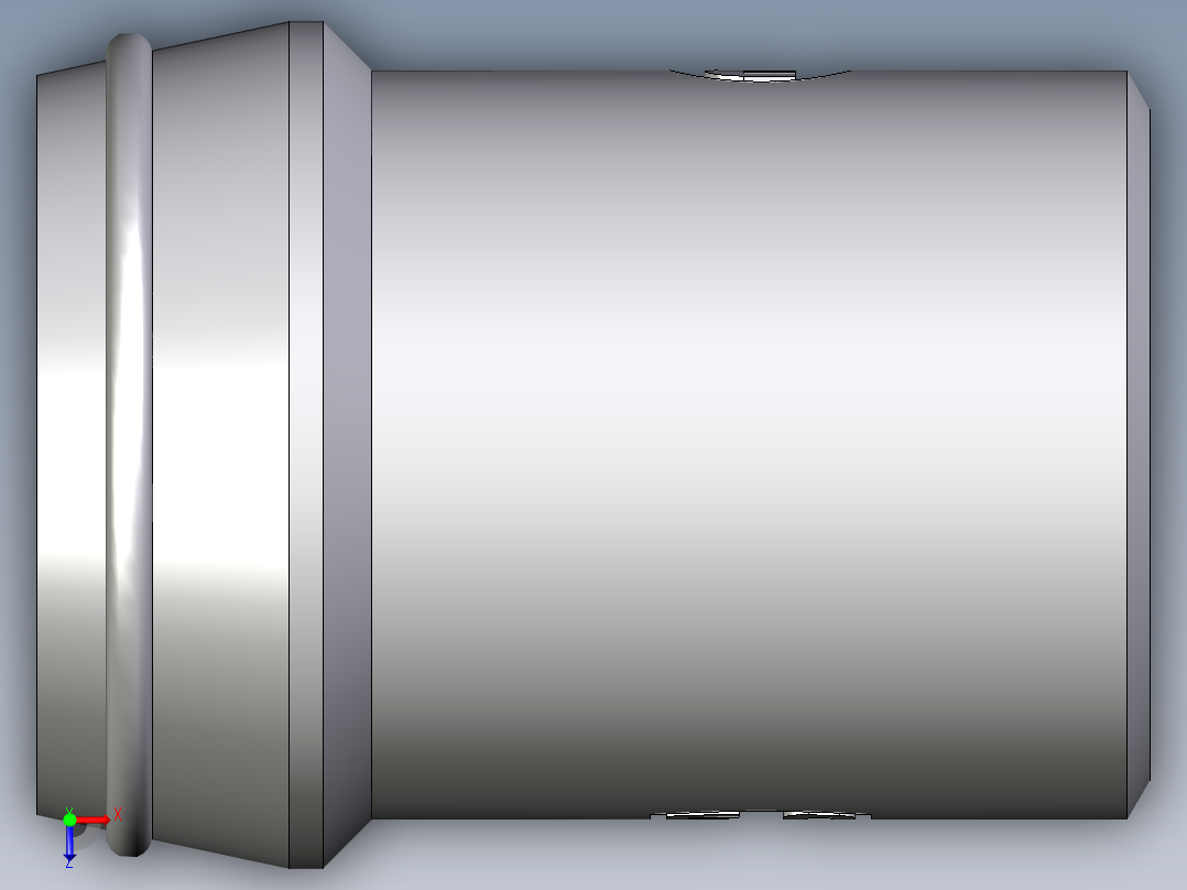 卡套式工业通用硬管接头EO_Schweisskegel_SKA38X4俯视图