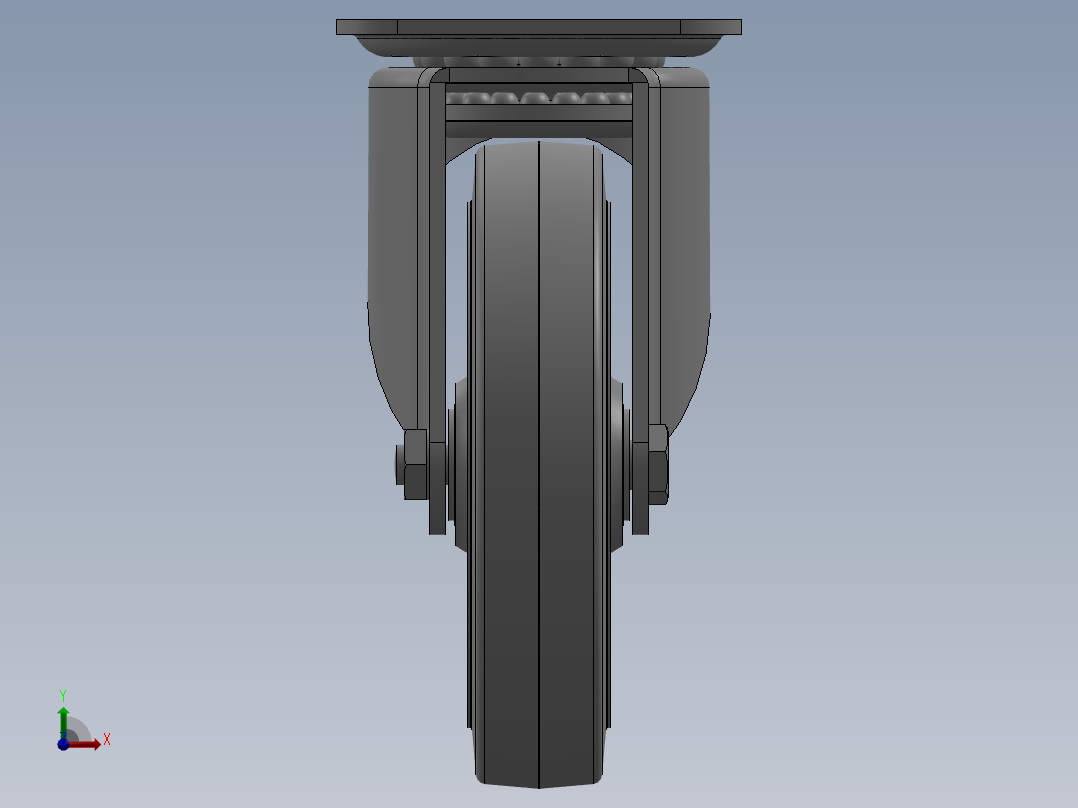 科顺脚轮Colson-1_04356_441前视图