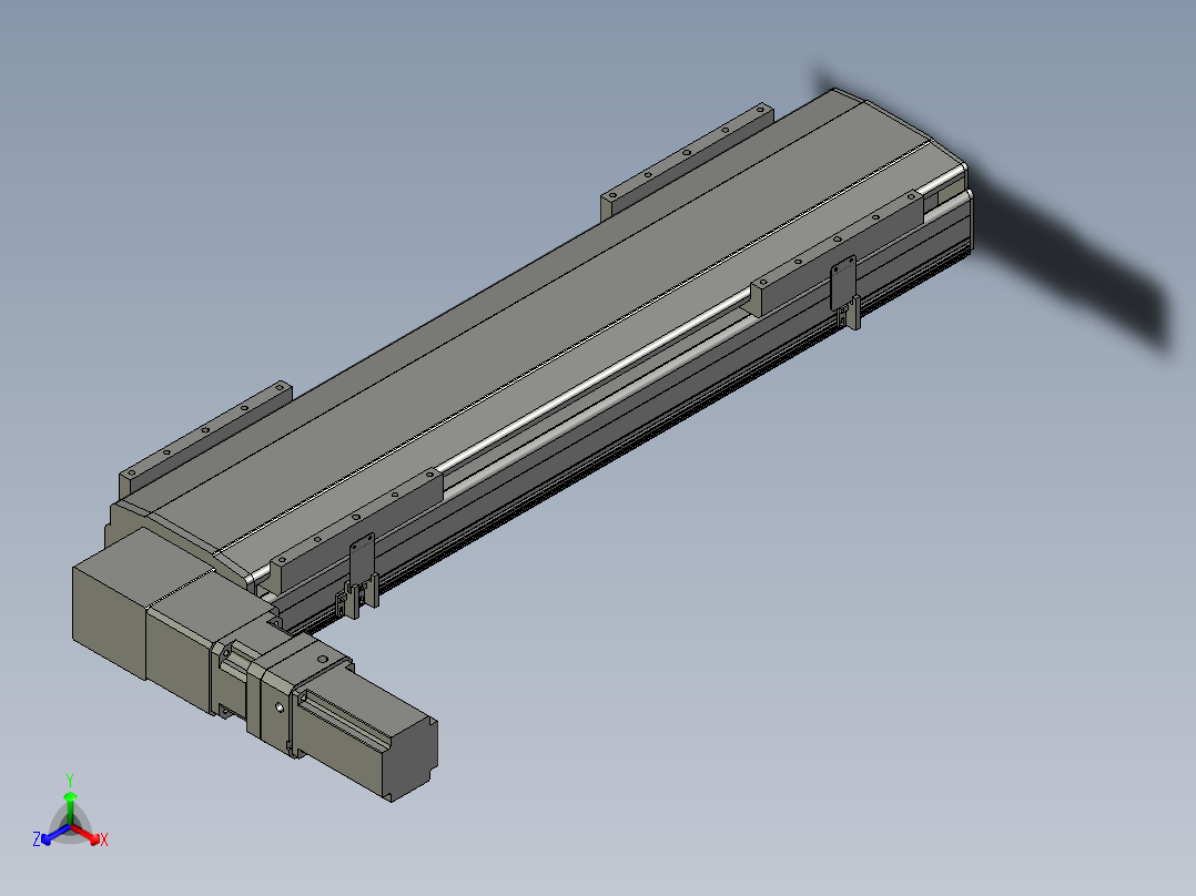 直线模组LHB21-L40-S650-L(B)设计图纸