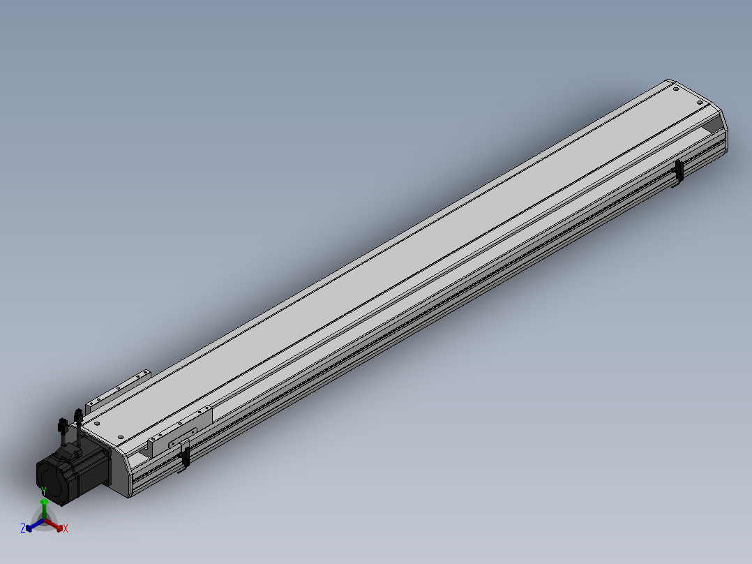精密模组MY170-T10-1250L-BC-P75B-C4-C正等轴测图