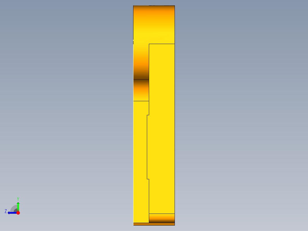 对讲机接口板冲压模具（CAD图+UG图）右视图