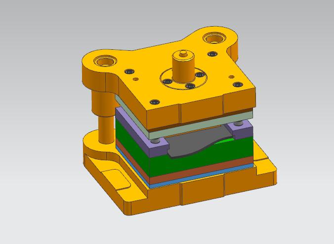 对讲机接口板冲压模具（CAD图+UG图）