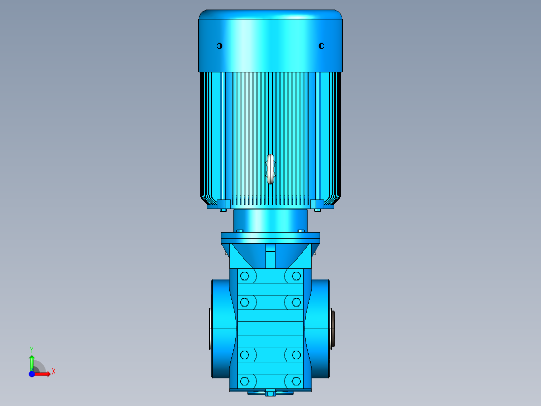 自动化剖竹机的设计UG三维+说明书前视图
