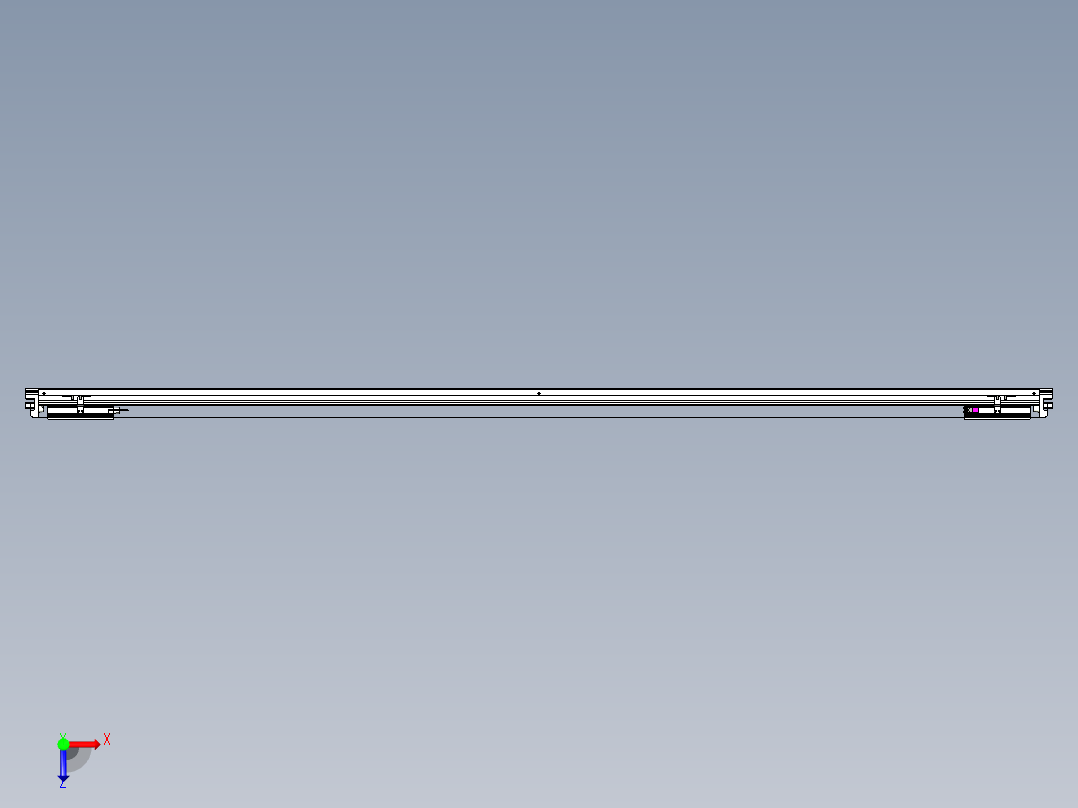 威洛博VL系列3d模型模组2VL14S2Y-S2300俯视图