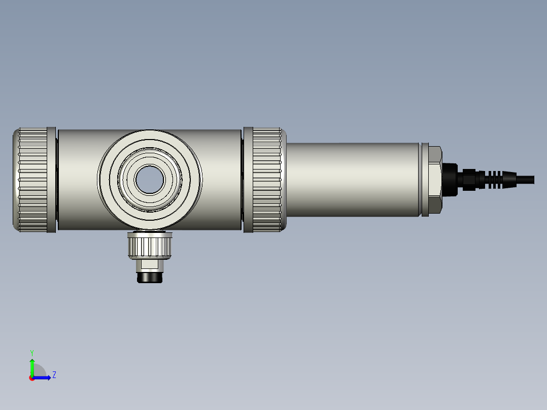 通用流量组件40mm左视图