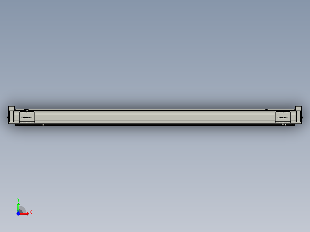 威洛博双电机滑台-VBC14S2-L50-S2500-BU-P40-C6前视图