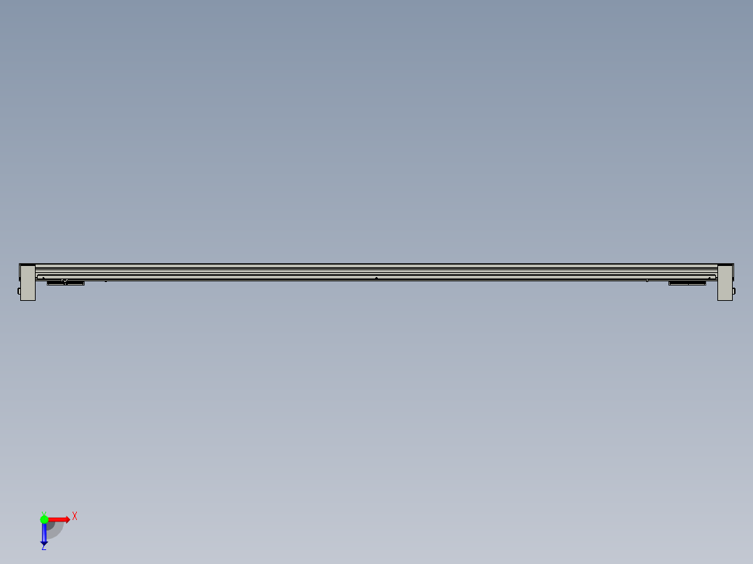 威洛博双电机滑台-VBC14S2-L50-S2500-BU-P40-C6俯视图