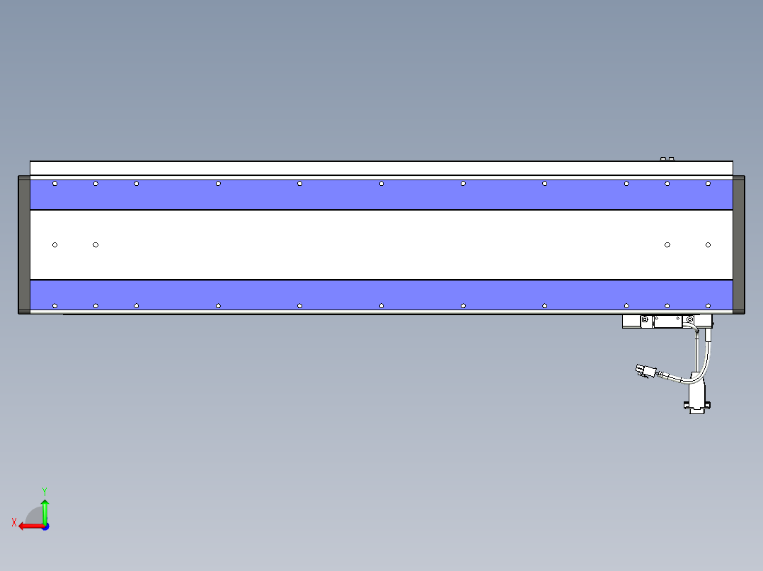 威洛博VL系列3d模型模组VL17E1Y-S700后视图