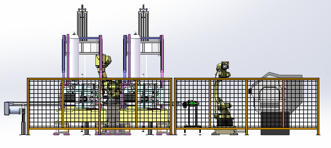 电机轴加工装配线sw20