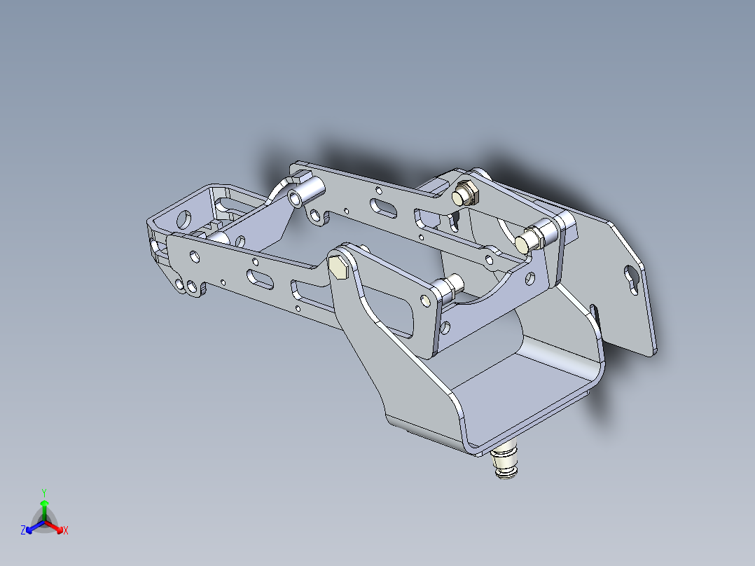 MK93架正等轴测图
