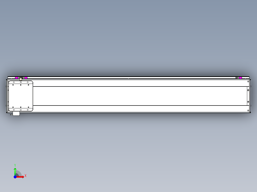威洛博LC系列3d模型模组LC22H1Y-S1400前视图