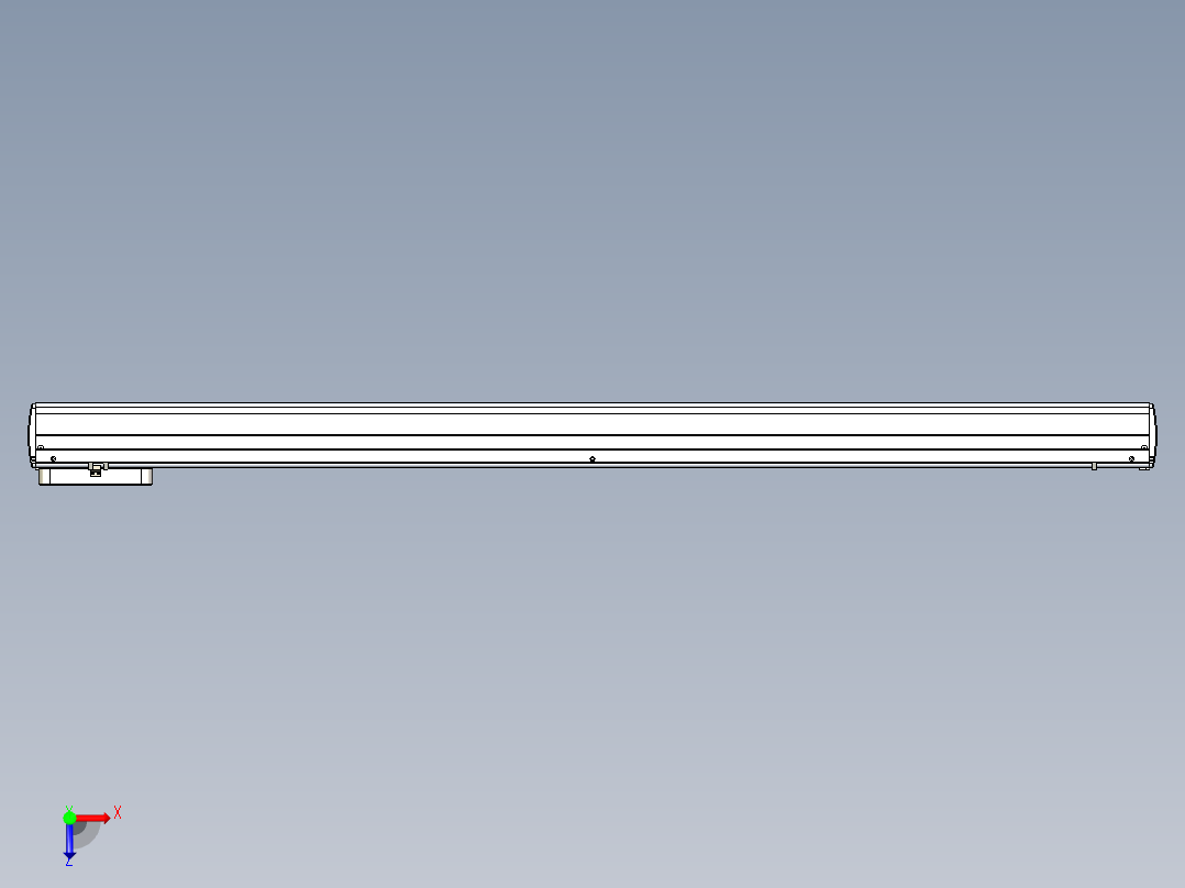 威洛博LC系列3d模型模组LC22H1Y-S1400俯视图