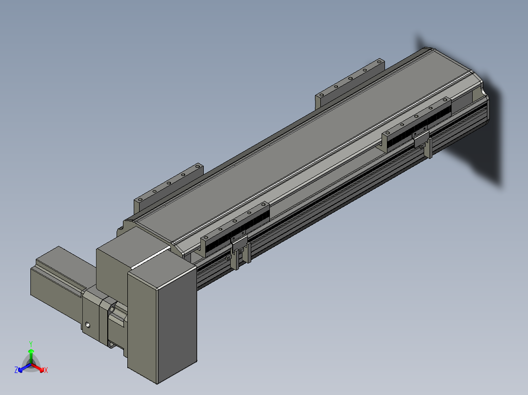 直线模组LHB17-L40-S400-RD设计图纸