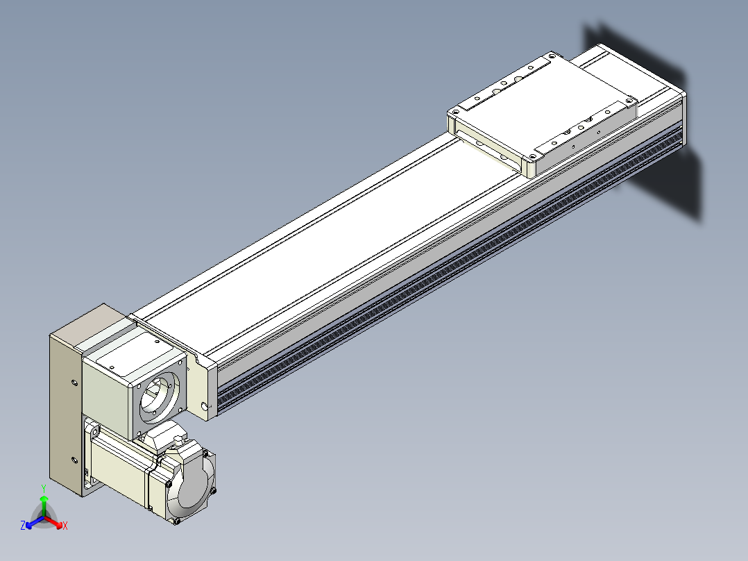同步带全封闭直线模组TPA-HCB-105D-90-L350-LP-Y-P20-N3